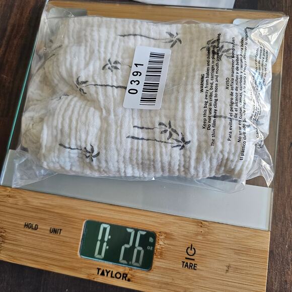 Grayson Collective Baby Girl VGUC 0-3m 2-Piece 100% Muslin Cotton Palm - Picture 7 of 7